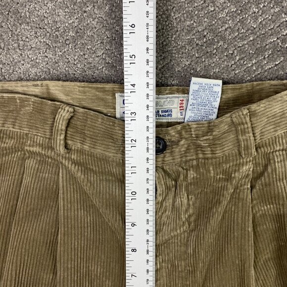 Vintage Y2K Old Navy Corduroy Pants men's 36 x 30 36x29 Wide Leg Baggy Wide Wale - Picture 12 of 15